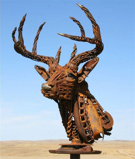 scrap metal sculptures